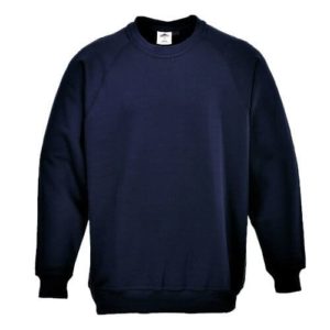 Portwest B300 Work Sweatshirt Black Navy
