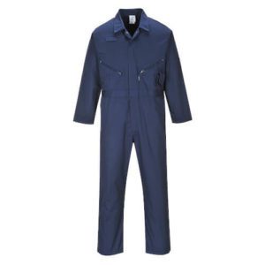 Portwest C813 Liverpool Zipper Coverall Navy Blue