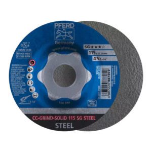 Pferd CC-Grind Solid SG Steel Grinding Disc 115mm
