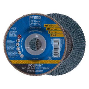 Pferd Z-PSF Steelox Flap Disc 40 Grit, 115mm 67764115