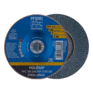 Pferd Z-PSF Steelox Flap Disc 40 Grit 180mm 67764185