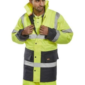 Hi Vis Two Tone Traffic Jacket