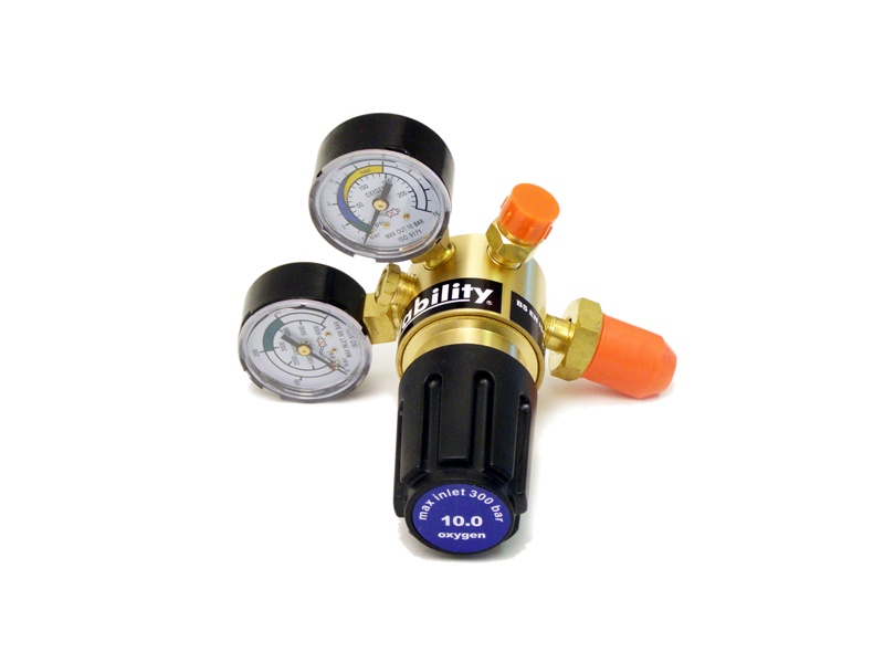 Oxygen Regulator (Single Stage, 2 Gauges) ae3004lx