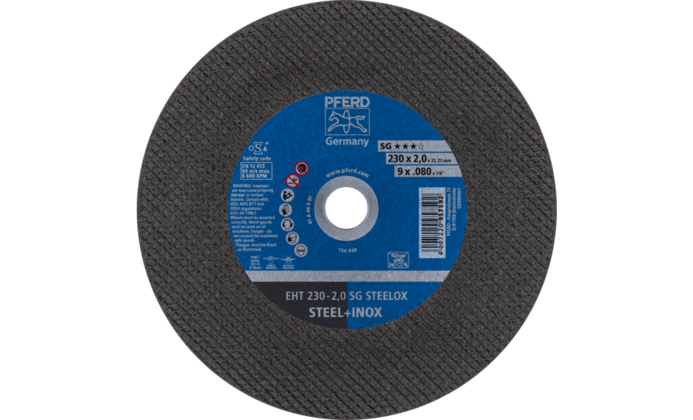 Pferd SG Steelox Cutting Disc 230mm x 2.0mm
