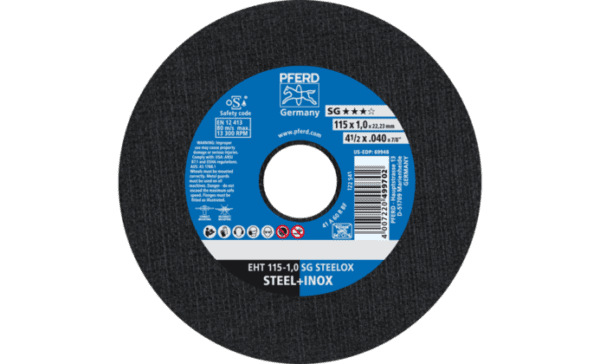 Pferd SG Steelox Thin Cutting Disc 115mm x 1.0mm 61340412