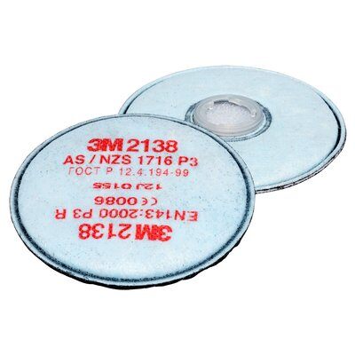 3m particulate filter 2138 gp2 gp3 3M 2138 P3 R Particulate and Nuisance-Level Organic Vapour Filters (Pair)