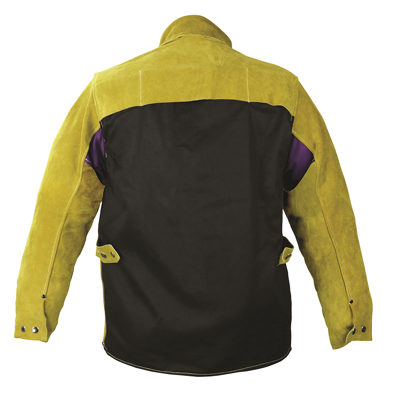 Panther Welding Jacket P3788 Back2 leather welding jacket back