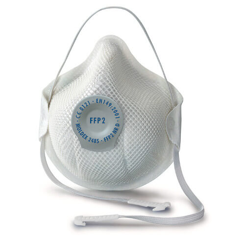 Moldex 2485 Smart FFP2 Valved Face Mask (Box of 20) Disposable Non-Reusable Face Mask