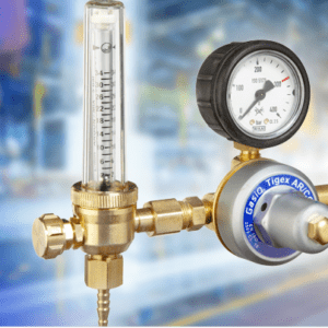 regulator with flowmeter