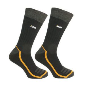 JCB COMFORT TOP Work Socks (Size UK 6-8.5 & 9-12) Comfortable Feet throughout the entire work day