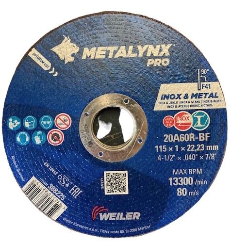 metal cutting disc