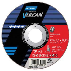 Norton VULCAN Ultra-Thin Cutting Discs 115mm x 1.0mm (50 pack)