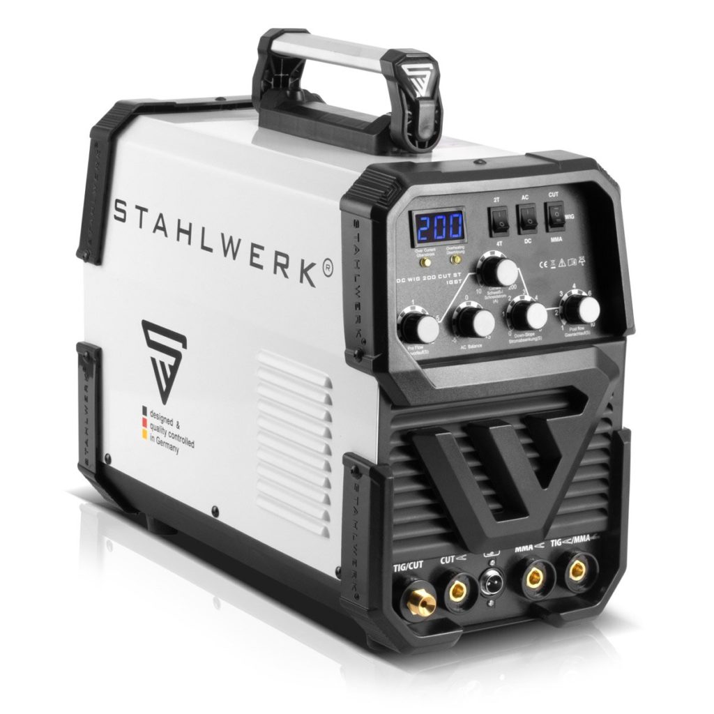 schweissgeraet wigac dc 200 mit plasmaschneider2 stahlwerk welding machines