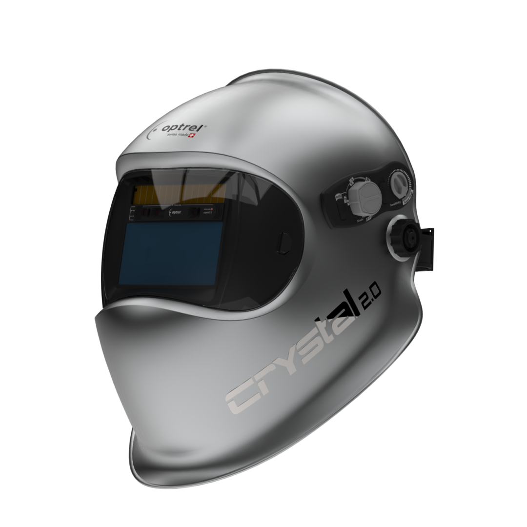Optrel Crystal 2.0 Welding Helmet - Silver