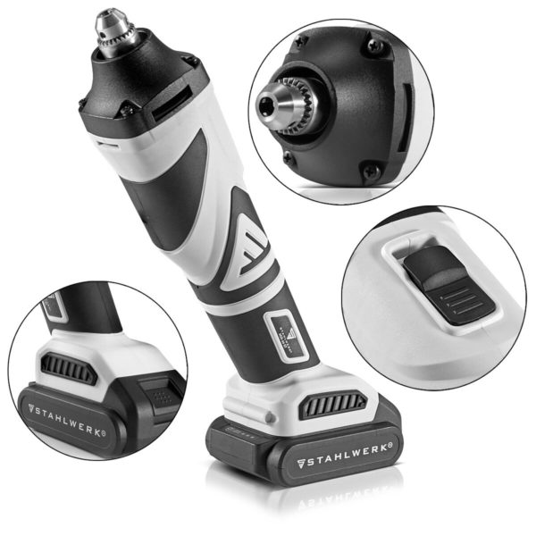 Stahlwerk AGS-20 Straight Grinder - Cordless - Image 2