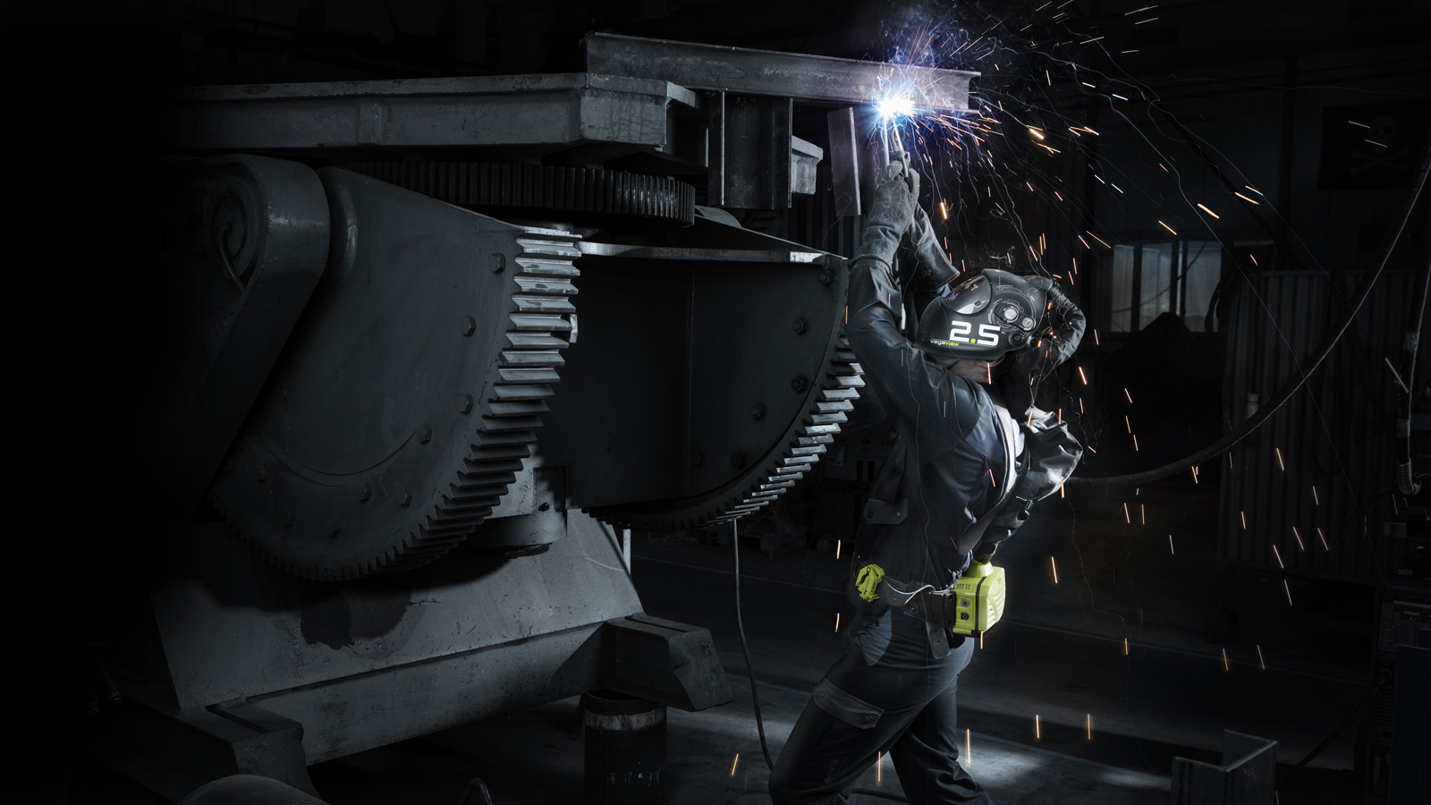 air fed welding mask