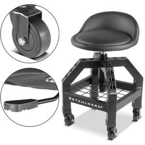 STAHLWERK height adjustable workshop stool