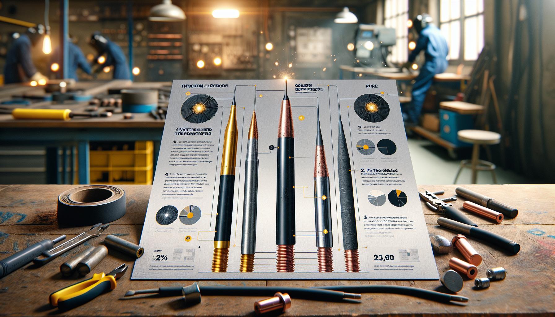 Gold Tungsten vs 2% Thoriated vs Pure: Explained