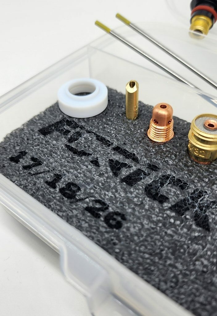 17332 Detail rotated e1685544533907 Furick 2.4mm Cup Kit for 17/18/26 Tig Torches - Quality Precision Tig Spares - Image 2