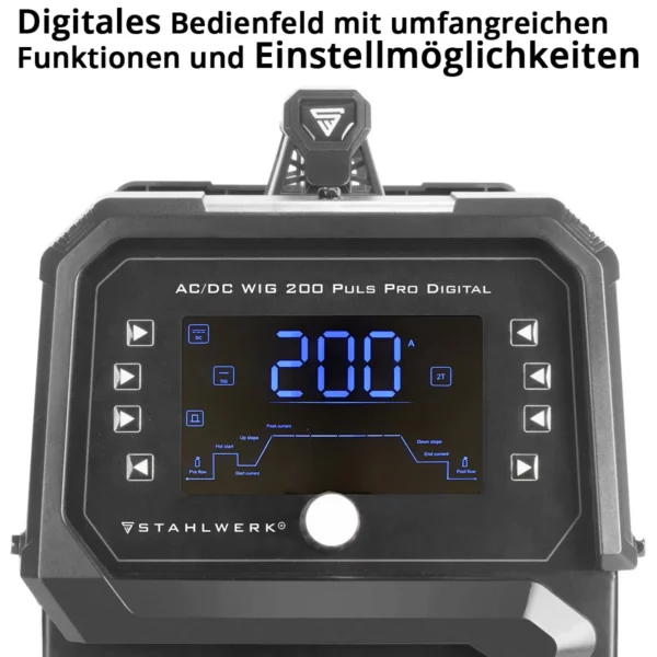 Stahlwerk AC/DC TIG 200 Pulse Pro Digital - Tig Welder - Image 2