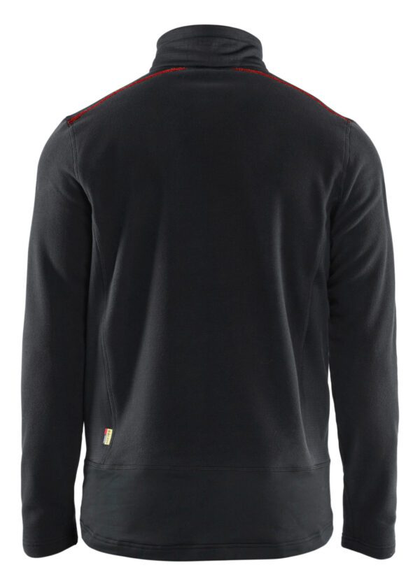 Blaklader 4765 Microfleece Jacket - Black/Red - Image 2