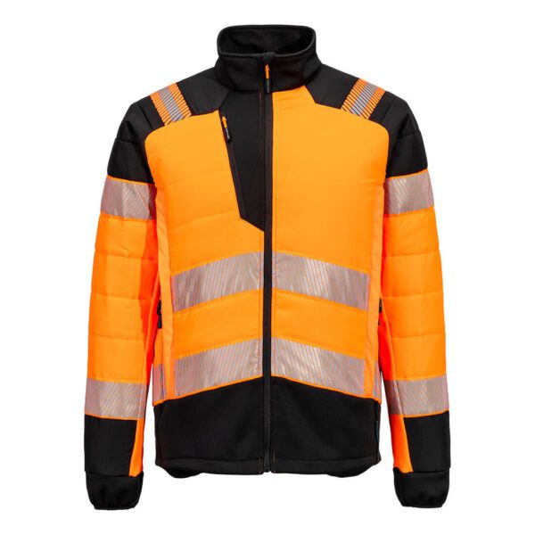 Portwest T170 PW3 Hi-Vis Hybrid Baffle Jacket - Image 4