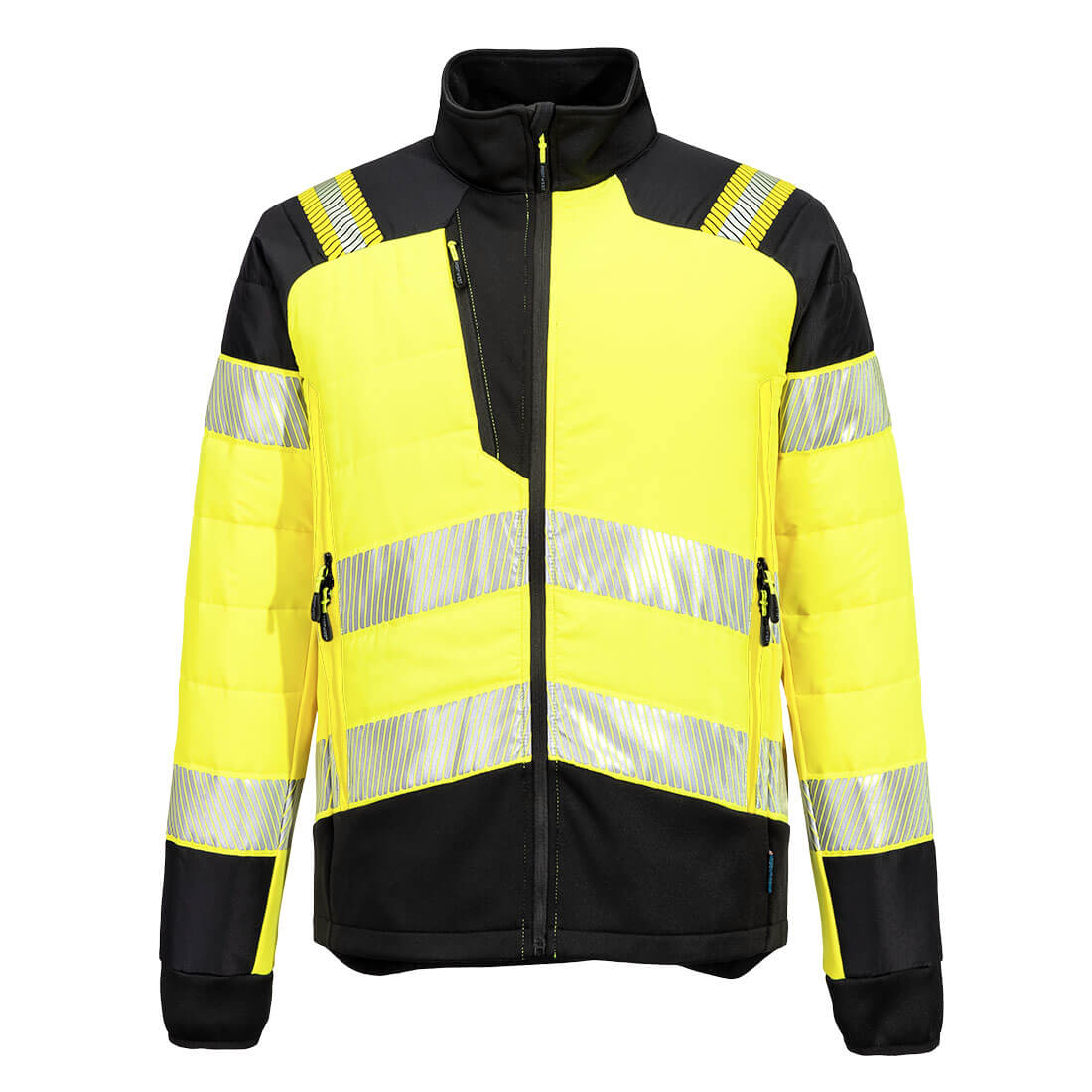 portwest T170 PW3 Hi-Vis Hybrid Baffle Jacket