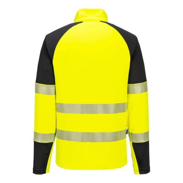 Portwest T172 PW3 Hi-Vis Sweatshirt 1/4 Zip - Image 2