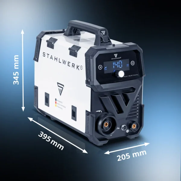 STAHLWERK Welding Machine FLUX 140 ST - Flux-cored wire welding without shielding gas, as well as for Lift TIG and MMA/ARC applications - Image 9