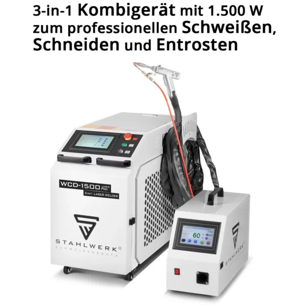 Stahlwerk Handheld Laser Welder -3-in-1 WCD-1500 Laser Pro - Image 2